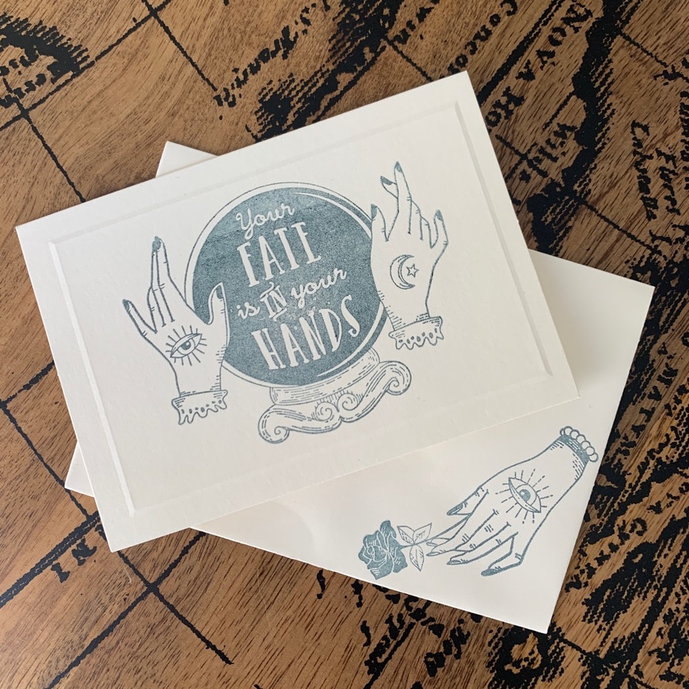 Set of 3 Handmade Magical Cards